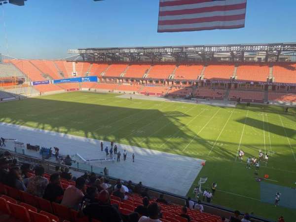 Shell Energy Stadium, section: 204, row: q, seat: 6