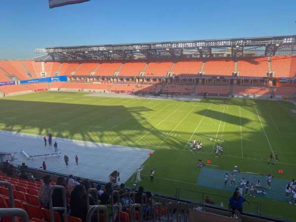 Shell Energy Stadium, section: 203, row: m, seat: 27
