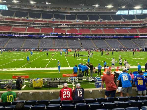 NRG Stadium, section: 127, row: g, seat: 12