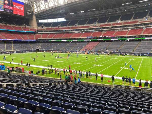 NRG Stadium, section: 103, row: w, seat: 9