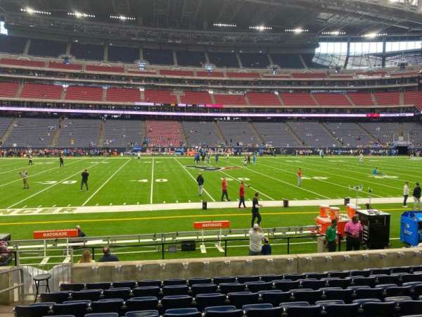 NRG Stadium, section: 107, row: j, seat: 17