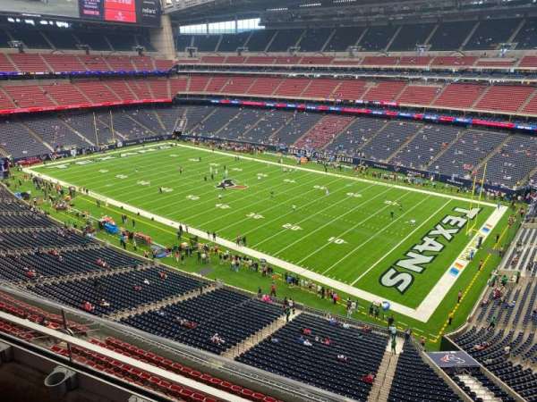 NRG Stadium, section: 503, row: h, seat: 3