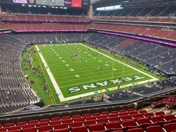 NRG Stadium, section: 550, row: h, seat: 10