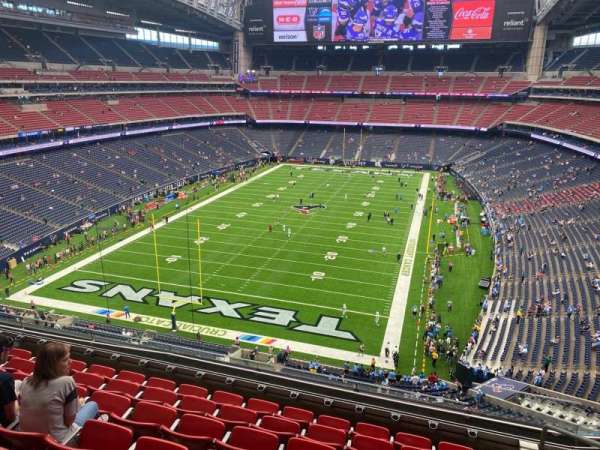 NRG Stadium, section: 545, row: g, seat: 3