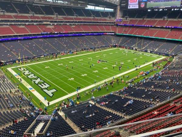 NRG Stadium, section: 540, row: h, seat: 11