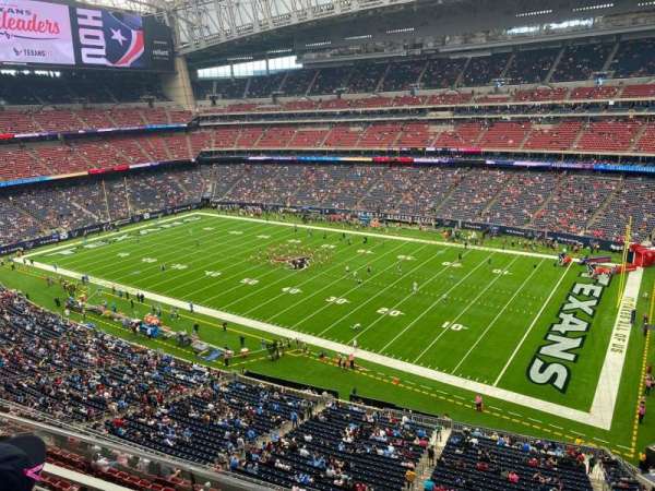NRG Stadium, section: 530, row: h, seat: 1