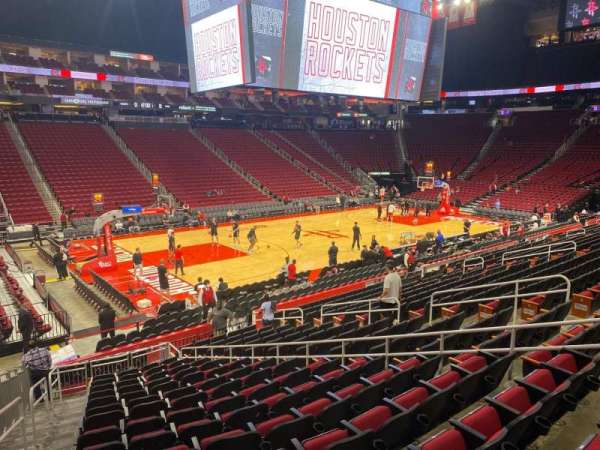 Toyota Center, section: 123, row: 17, seat: 10