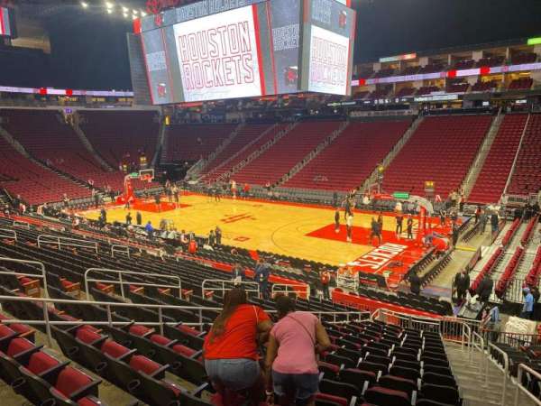 Toyota Center, section: 117, row: 19, seat: 1