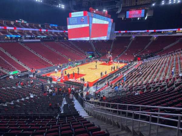 Toyota Center, section: 112, row: 27, seat: 1