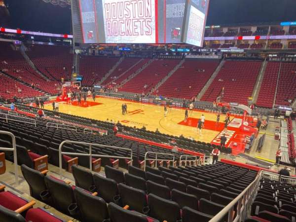Toyota Center, section: 104, row: 20, seat: 12