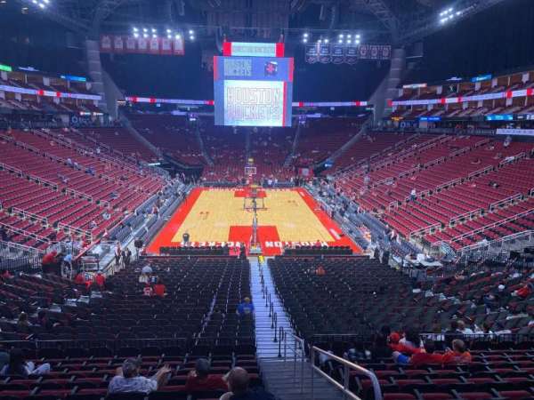 Toyota Center, section: 101, row: 26, seat: 1