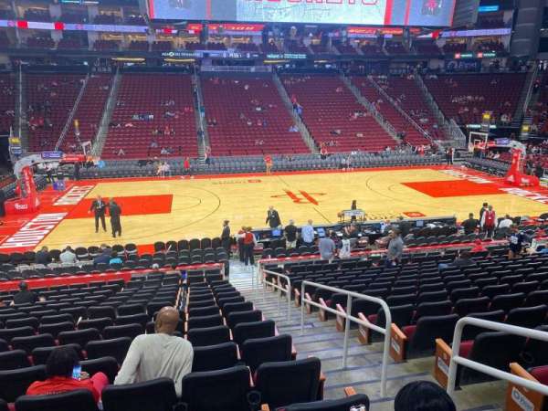 Toyota Center, section: 121, row: 16, seat: 2