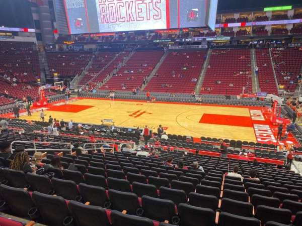 Toyota Center, section: 119, row: 18, seat: 6