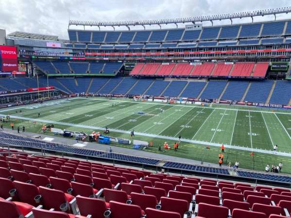 Gillette Stadium, section: cl7, row: 11, seat: 6