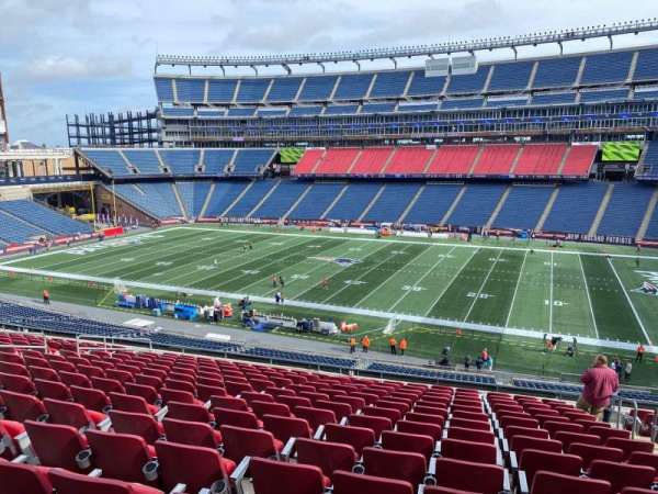 Gillette Stadium, section: cl29, row: 15, seat: 4