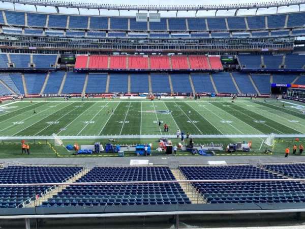 Gillette Stadium, section: cl32, row: 3, seat: 6