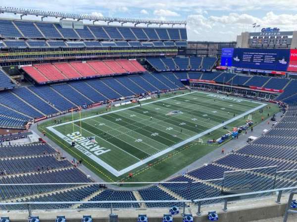Gillette Stadium, section: 340, row: 5, seat: 5