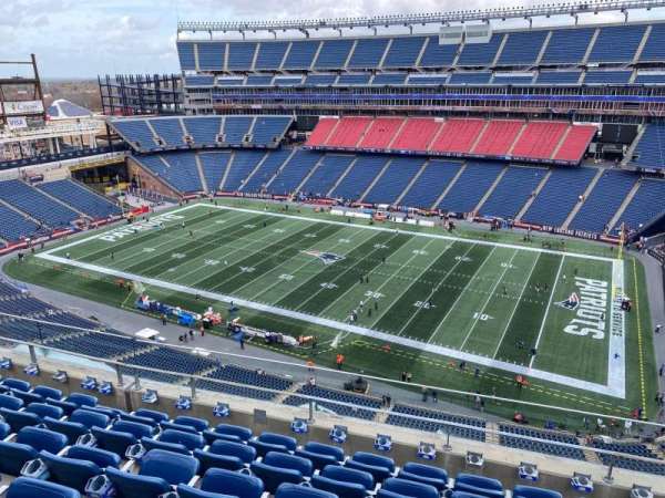 Gillette Stadium, section: 328, row: 6, seat: 6