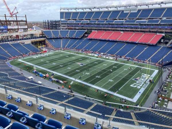 Gillette Stadium, section: 326, row: 4, seat: 11