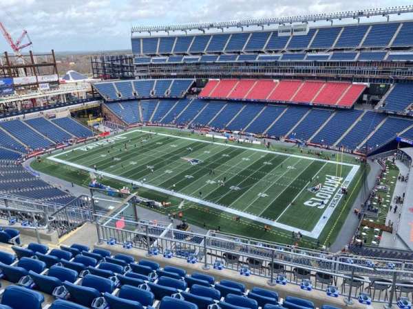 Gillette Stadium, section: 326, row: 13, seat: 13