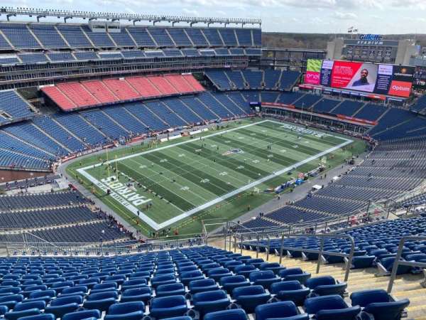 Gillette Stadium, section: 339, row: 23, seat: 5