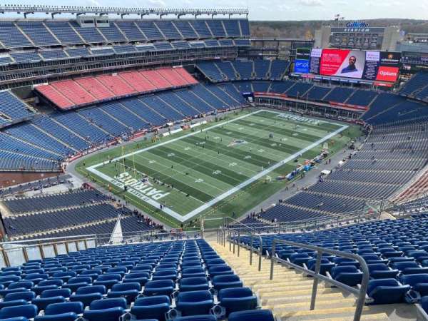 Gillette Stadium, section: 340, row: 25, seat: 2