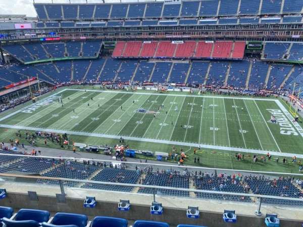 Gillette Stadium, section: 308, row: 4, seat: 5
