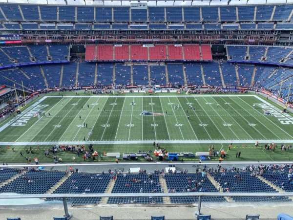 Gillette Stadium, section: 310, row: 3, seat: 7