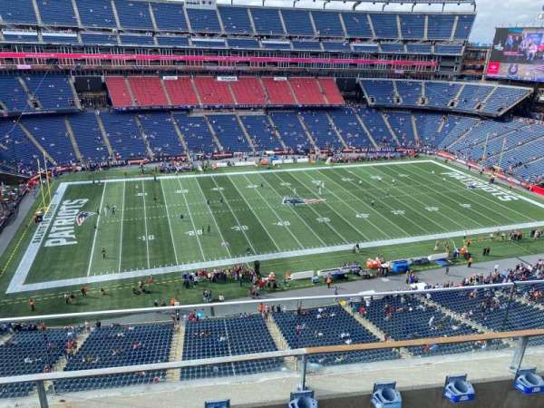 Gillette Stadium, section: 312, row: 3, seat: 15