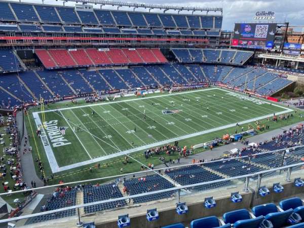 Gillette Stadium, section: 314, row: 4, seat: 16