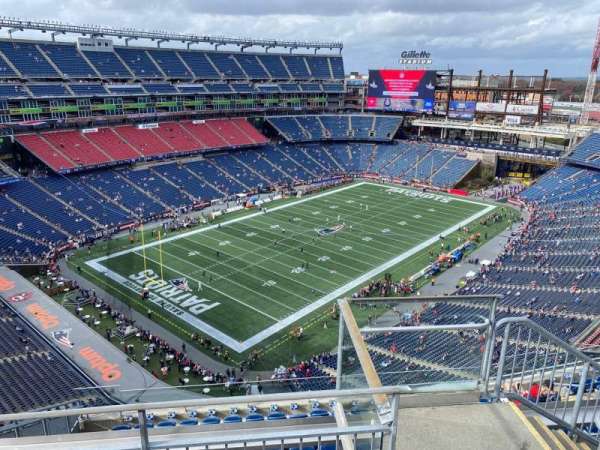 Gillette Stadium, section: 318, row: 10, seat: 2