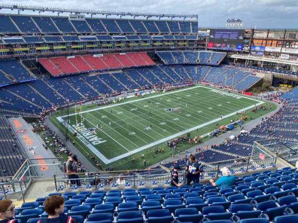 Gillette Stadium, section: 316, row: 16, seat: 16