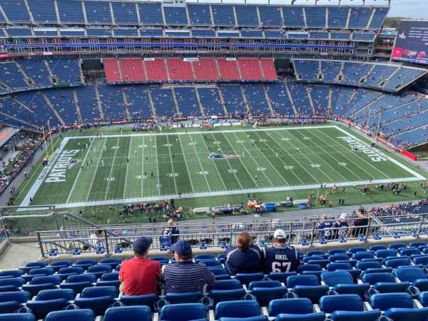 Gillette Stadium, section: 311, row: 15, seat: 19