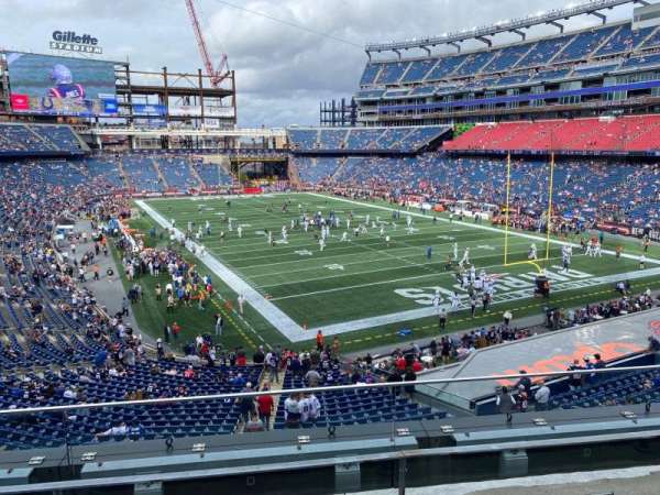 Gillette Stadium, section: 223, row: 3, seat: 9