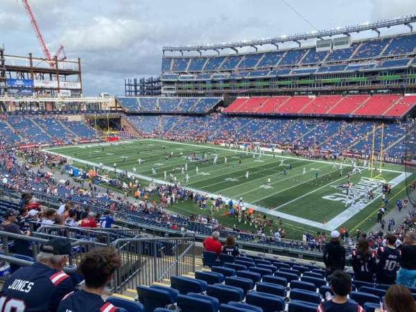 Gillette Stadium, section: 226, row: 12, seat: 14