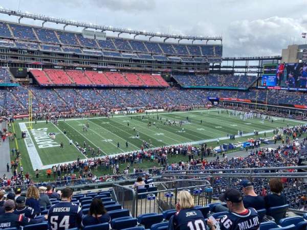 Gillette Stadium, section: 236, row: 13, seat: 8