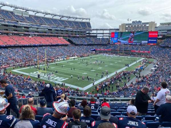 Gillette Stadium, section: 239, row: 13, seat: 13