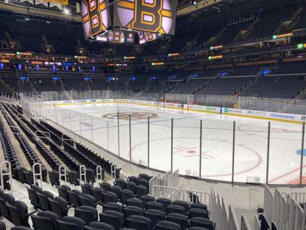TD Garden, section: 9, row: 12, seat: 2