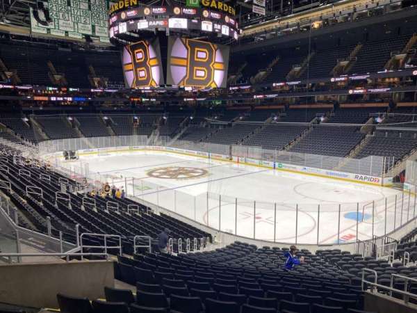 TD Garden, section: 19, row: 23, seat: 27