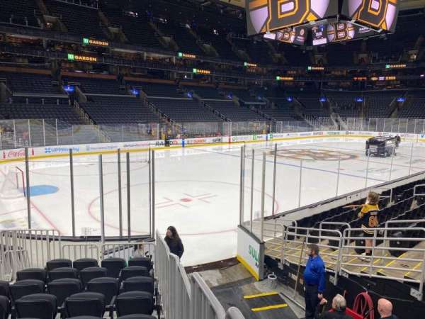 TD Garden, section: 15, row: 11, seat: 12