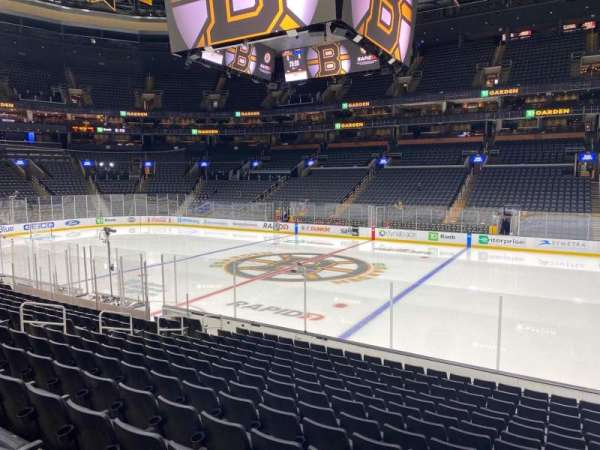 TD Garden, section: 11, row: 14, seat: 4