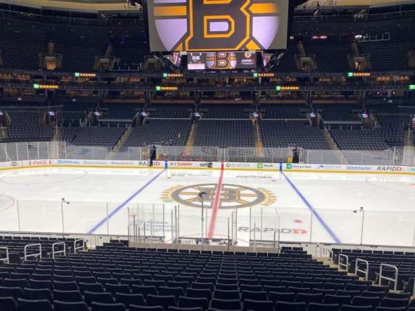 TD Garden, section: 141, row: b, seat: 4
