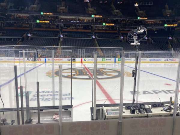 TD Garden, section: 12, row: 6, seat: 15