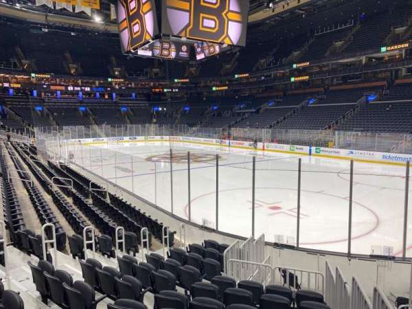 TD Garden, section: 9, row: 11, seat: 3