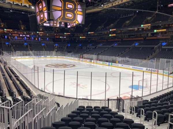 TD Garden, section: 8, row: 14, seat: 6