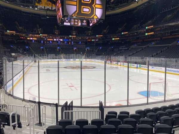 TD Garden, section: 7, row: 9, seat: 18