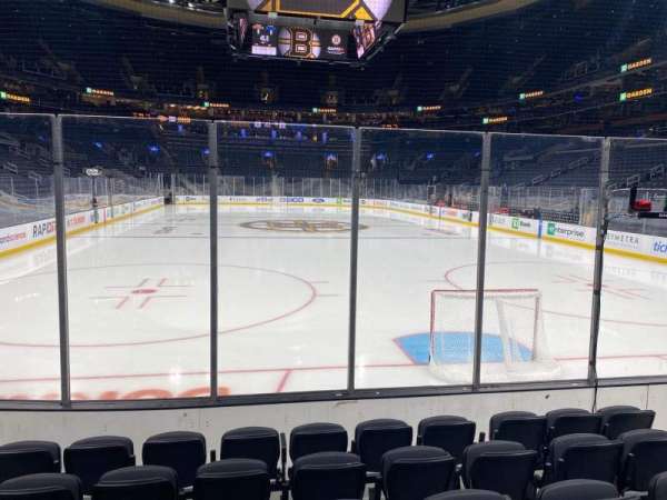 TD Garden, section: 7, row: 6, seat: 7
