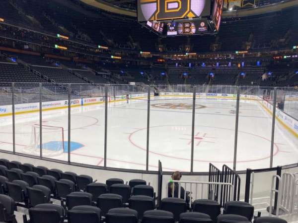 TD Garden, section: 6, row: 8, seat: 5