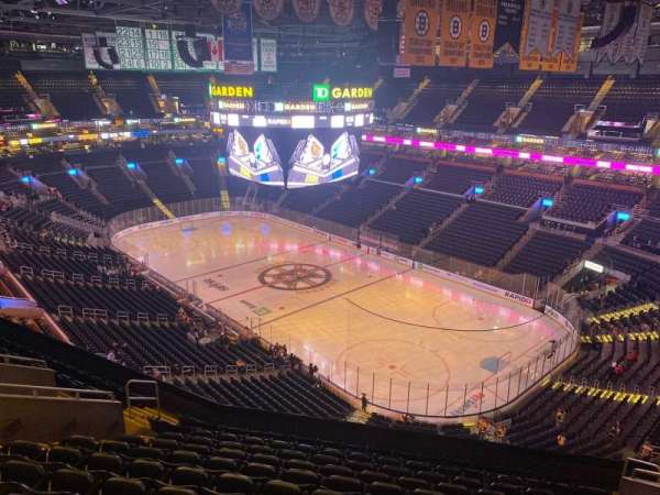 TD Garden, section: 327, row: 12, seat: 10