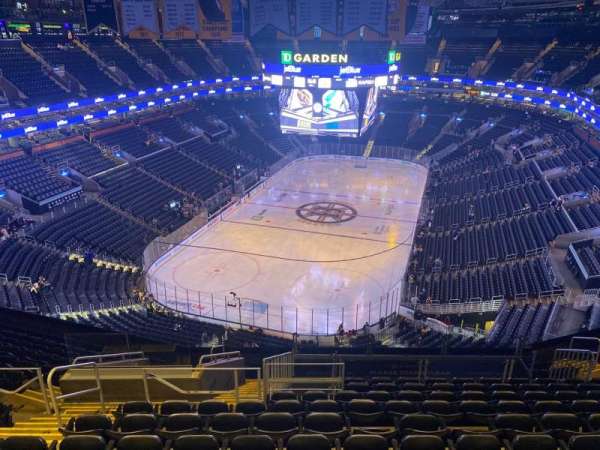 TD Garden, section: 322, row: 14, seat: 18